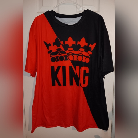 New Gorglitter mens graphics Tee shirt King and crown - Picture 2 of 5